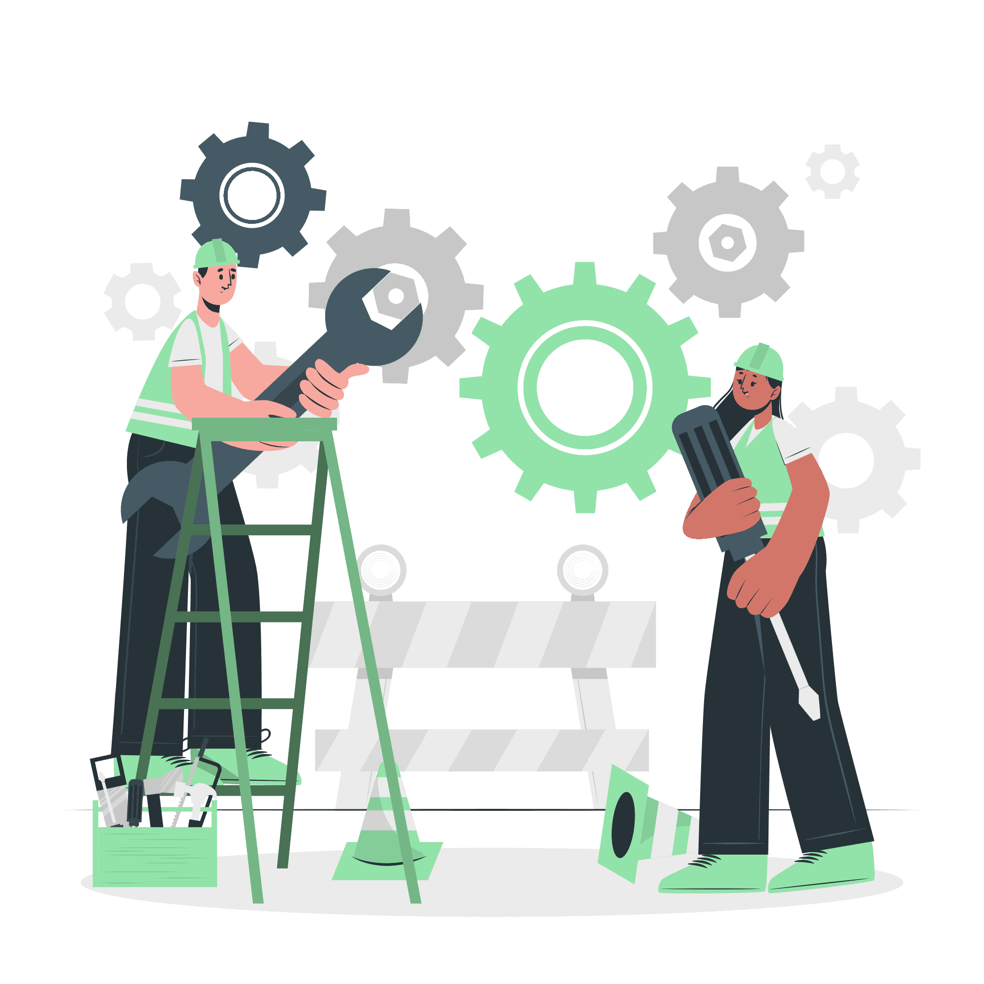 Ilustrasi fitur ditutup